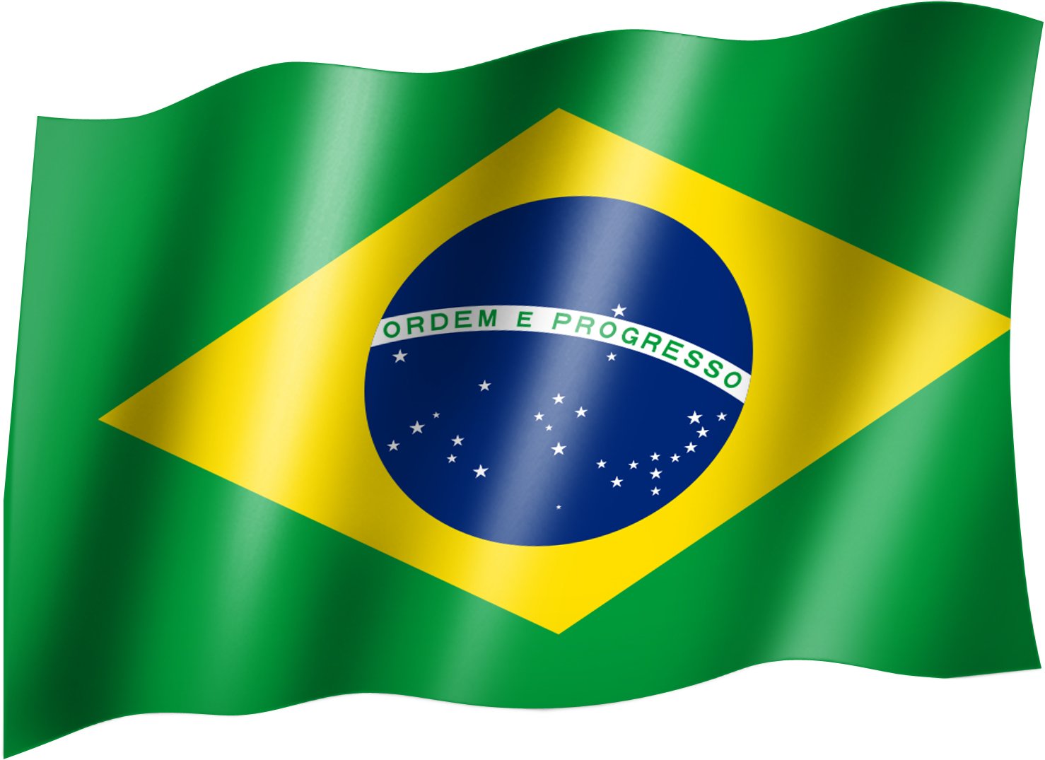 sportfanshop24 Flagge/Fahne BRASILIEN Staatsflagge/Landesflagge/Hissflagge mit Ösen 150x90 cm, sehr Gute Qualität von Sportfanshop24