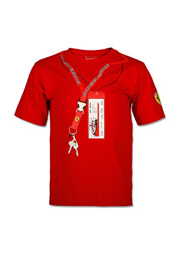sportwear Shirt Ticket & Keys Scuderia Ferrari. Farbe Rot Grösse 1 Jahr von sportwear