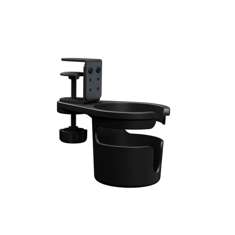 Spotact Verstellbarer Schreibtisch-Becherhalter Klemme Tischbecherhalter mit Anti-Verschütten-Design, 360° drehbar, universelle Kompatibilität für Tassen, Wasserflaschen, Vakuumbecher von Spotact
