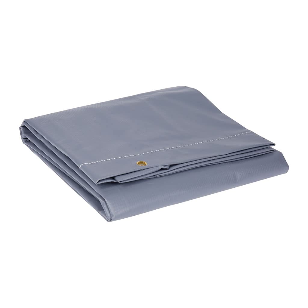 SPOTLIGHT - Abdeckung für Anhänger - Flachplane für Anhänger 200 x 120 cm / 400g/m² - Größe XL - wasserdichte Ladeabdeckung für Anhänger - Farbe: Grau - 100% PVC SPOTLIGHT - Abdeckung für Anhänger - Flachplane für Anhänger 200 x 120 cm / 400g/m² - Größe XL - wasserdichte Ladeabdeckung für Anhänger - Farbe: Grau - 100% PVC von OROK