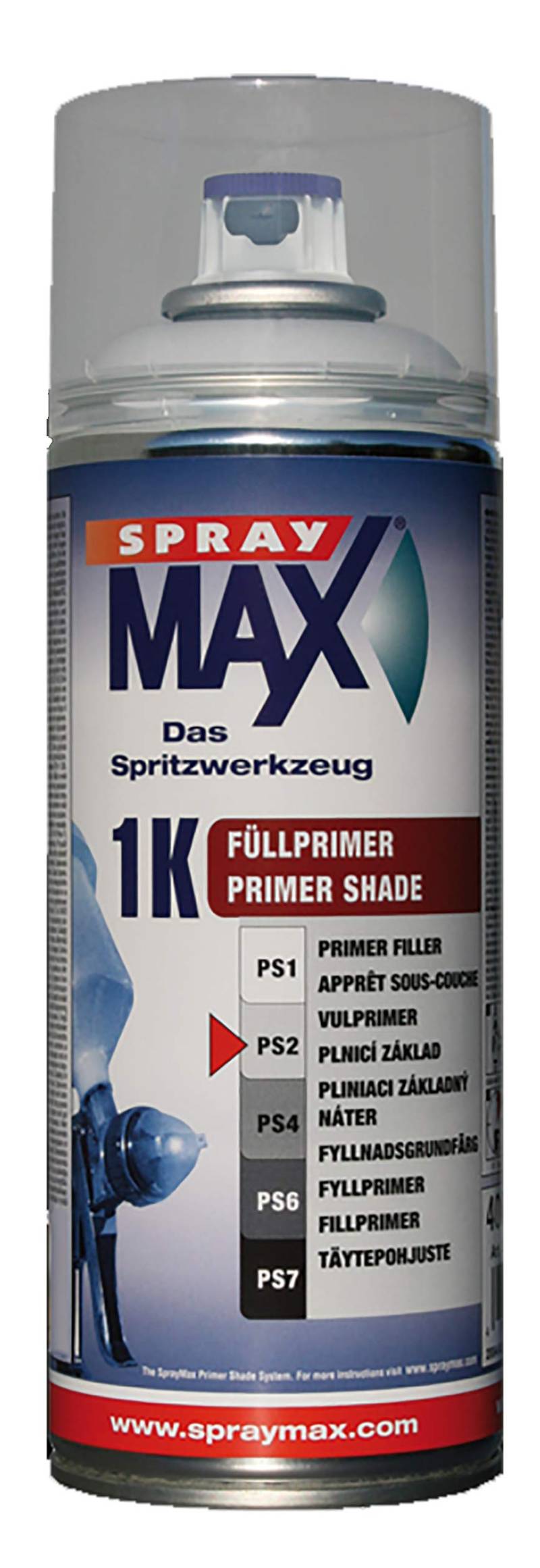 KWASNY SPRAY MAX DECKLACK ORIGINALFARBTON 5SP POLARSILBER 400 ML von Spray Max