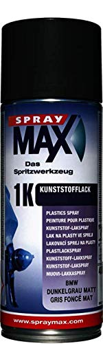 SprayMax 1K Kunststofflack DB 7167 tiefdunkelgrau matt 400 ml 680022 von Spray Max