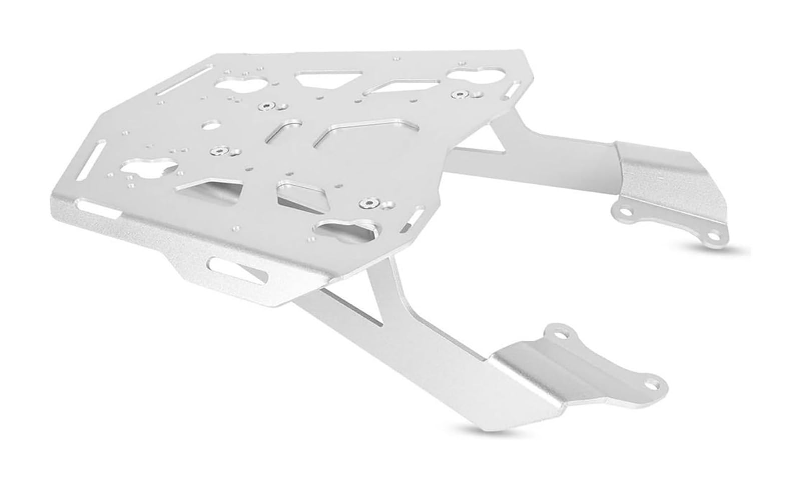 Für CB400X 2021 Für CB500X 2013-2021 Motorrad-Heckträger Gepäckträger Tailbox Fixer Halter Frachthalterung Tailrack Kit Regal Motorrad Heckgepäck(Silber) von Spring talks