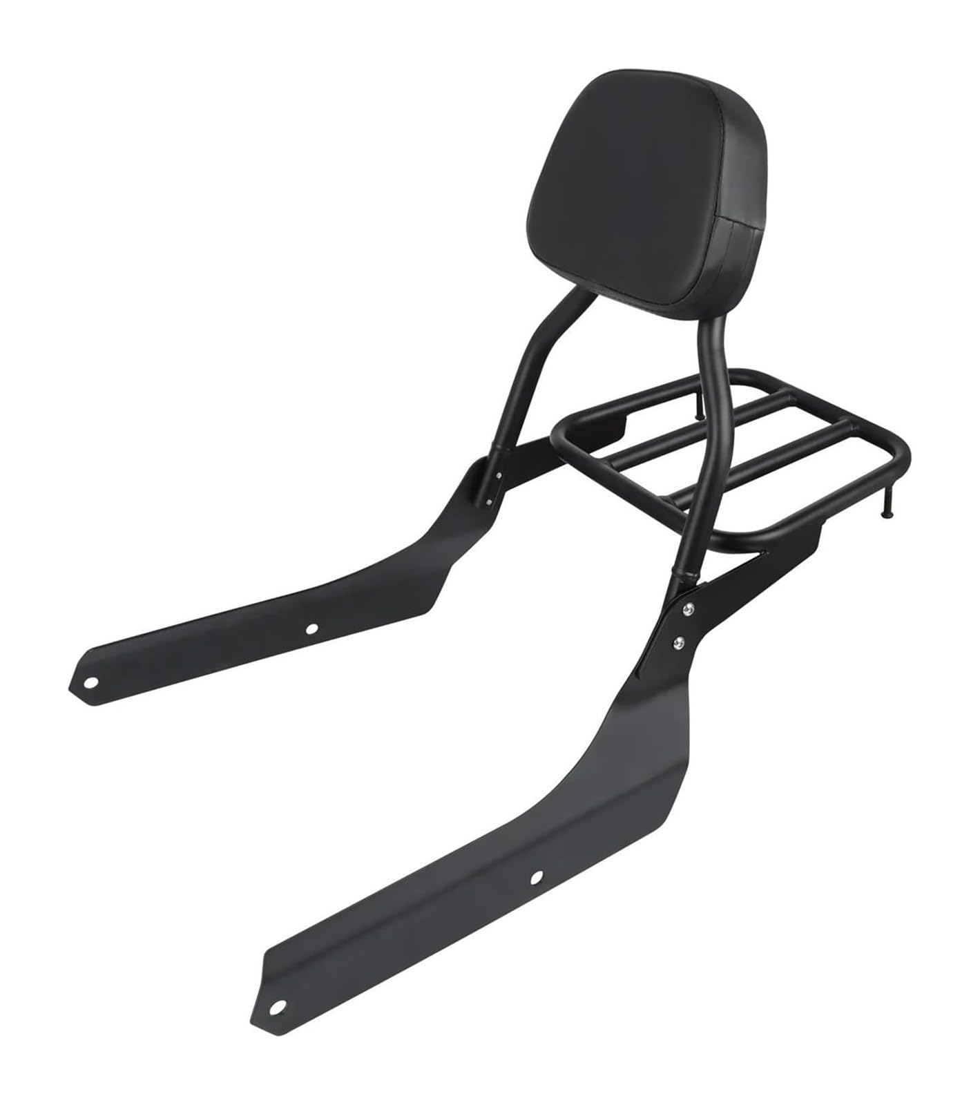 Für Shadow ACE VT400 Für Aero VT750 VT 400 VT 750 C2 RC44 2006-2013 Motorrad Hinten Abnehmbare Rückenlehne Sissy Bar Gepäck Rack Pad Motorrad Heckgepäck(Schwarz) von Spring talks