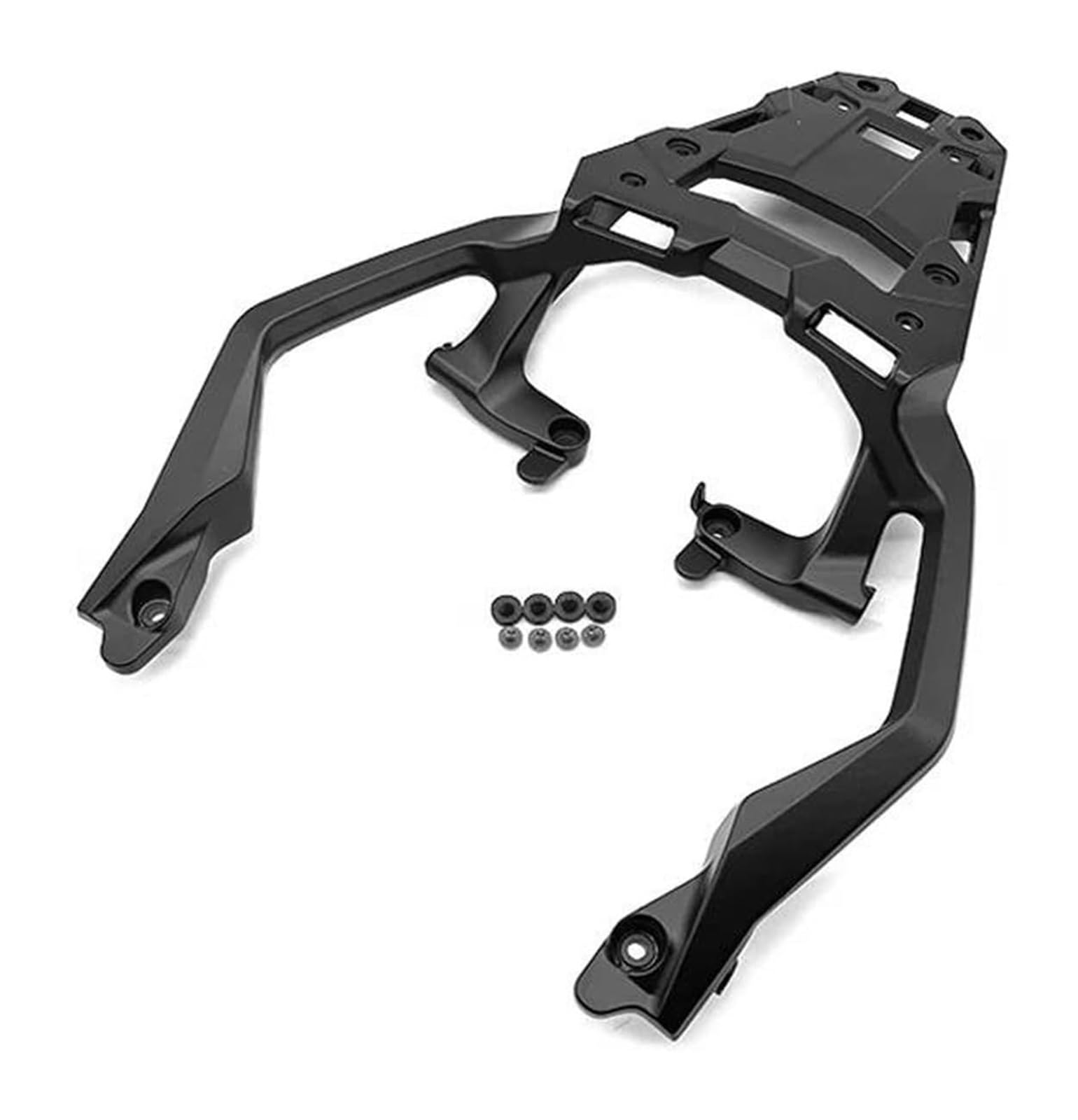 Für XADV750 NSS750 Für FORZA750 2021-2024 Motorrad-Gepäckträgerhalterung Hinterer Gepäckträgerrahmenabdeckungsplattenhalter Regalunterstützung Motorrad Heckgepäck(Schwarz) von Spring talks