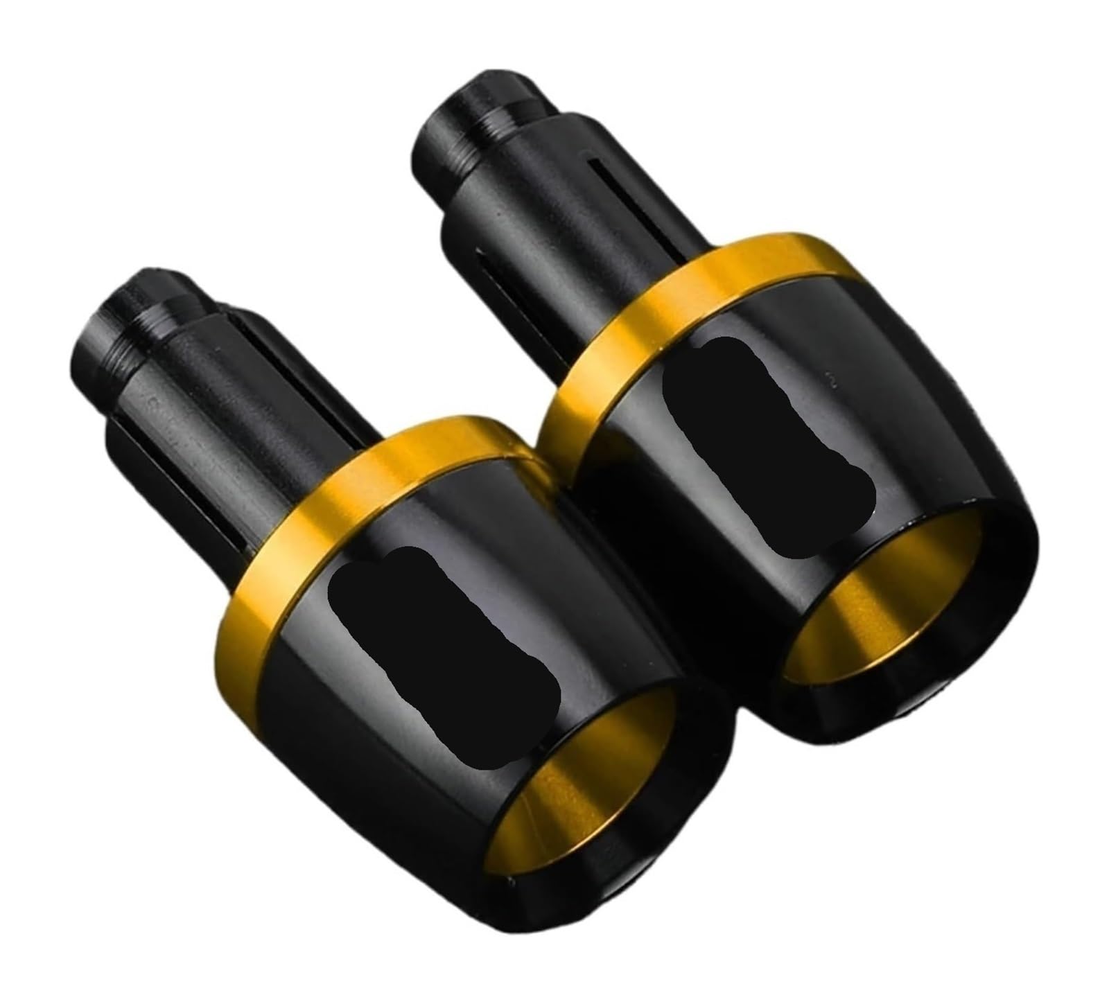 Für Y&amaha FZ6R FZ 6R FZ6 R 2009-2017 Motorradzubehör Lenkergriffe Enden Lenkerkappe Endstopfen Motorrad Lenkerstopfen(Gold) von Spring talks