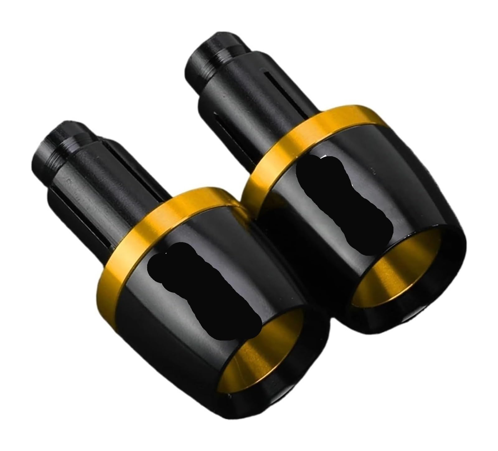 Für Y&amaha MT03 MT-03 MT 03 2015-2023 Motorradzubehör Lenkergriffe Enden Lenkerkappe Endstopfen Motorrad Lenkerstopfen(Gold) von Spring talks