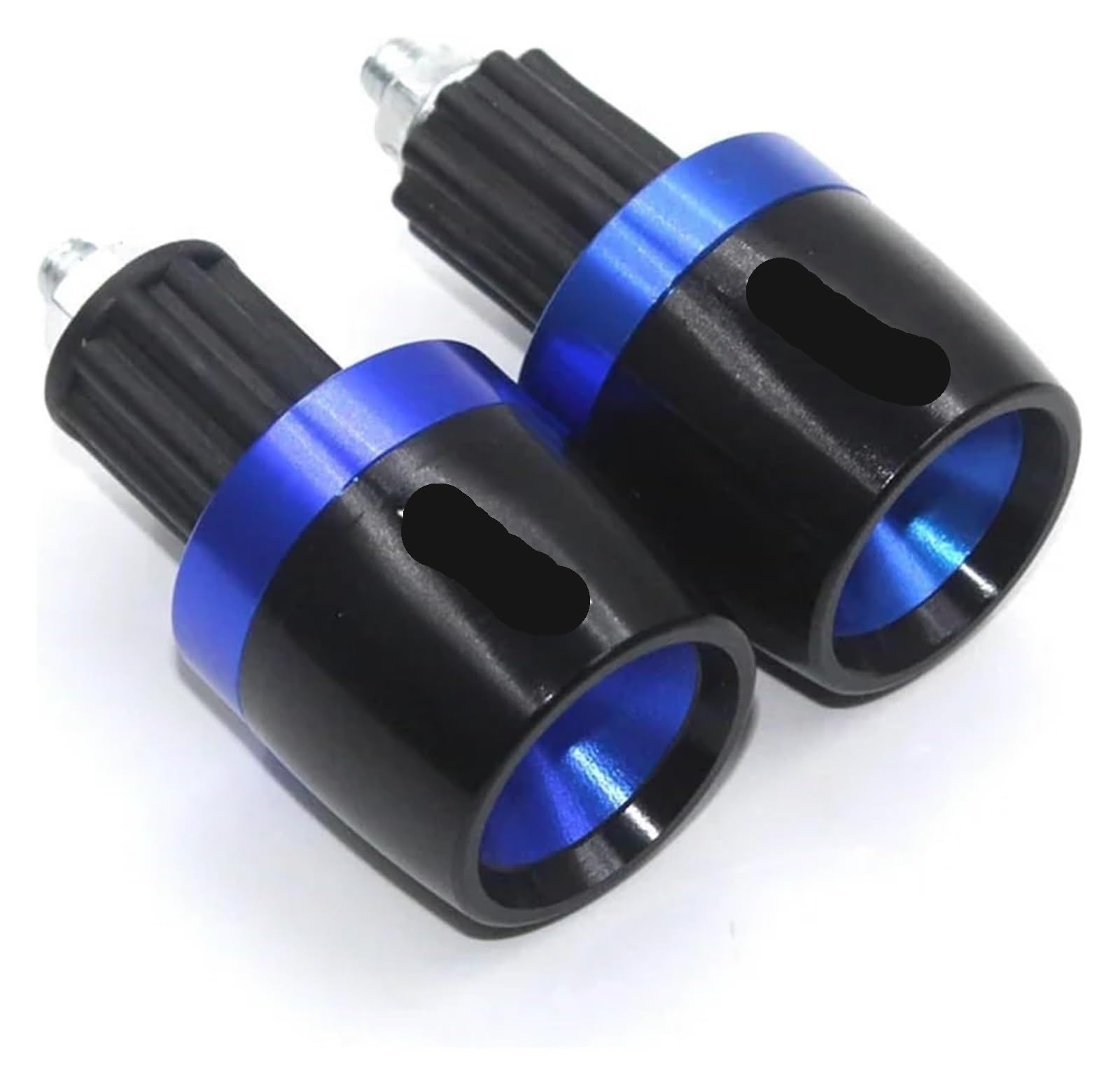 Für Y&amaha YZF R1 1998-2014 Motorrad CNC 7/8" 22MM Griffe Lenkerkappe Endstopfen Motorrad Lenkerstopfen(R1 Blue) von Spring talks