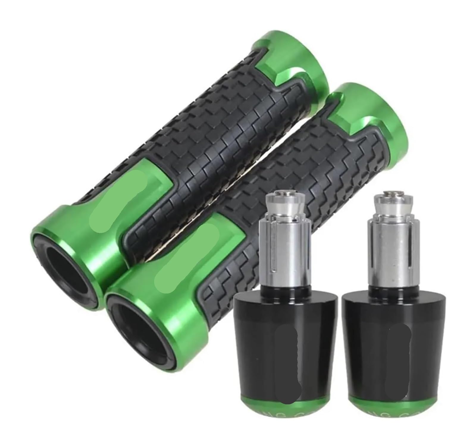 Für Y&amaha YZF R1 R3 R6 R7 2014-2017 Motorradzubehör 7/8" 22MM Lenker Handgriffe Lenker Endkappenstecker Motorrad Lenkerstopfen(Green-a) von Spring talks
