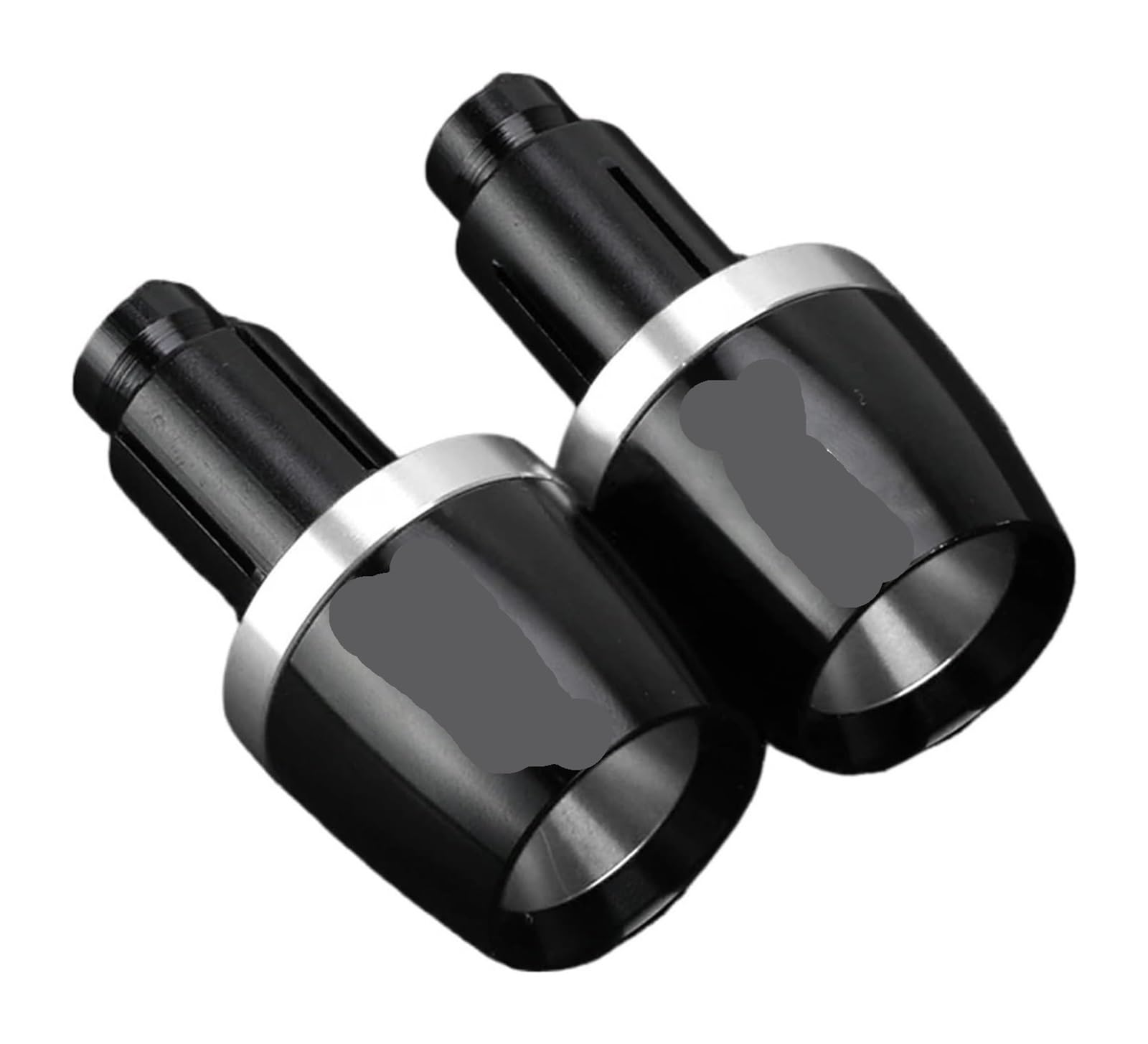 Für Y&amaha YZFR1 YZF-R1 YZF R1 1998-2024 Motorradzubehör Lenkergriffe Enden Lenkerkappe Endstopfen Motorrad Lenkerstopfen(Silber) von Spring talks