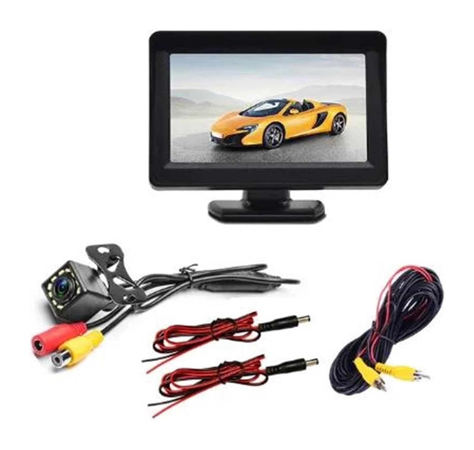 Rückfahrkameras Für Dash-Monitor LCD Farbe Display Monitor Auto 4,3 Zoll Reverse Kamera(B) von Spring talks