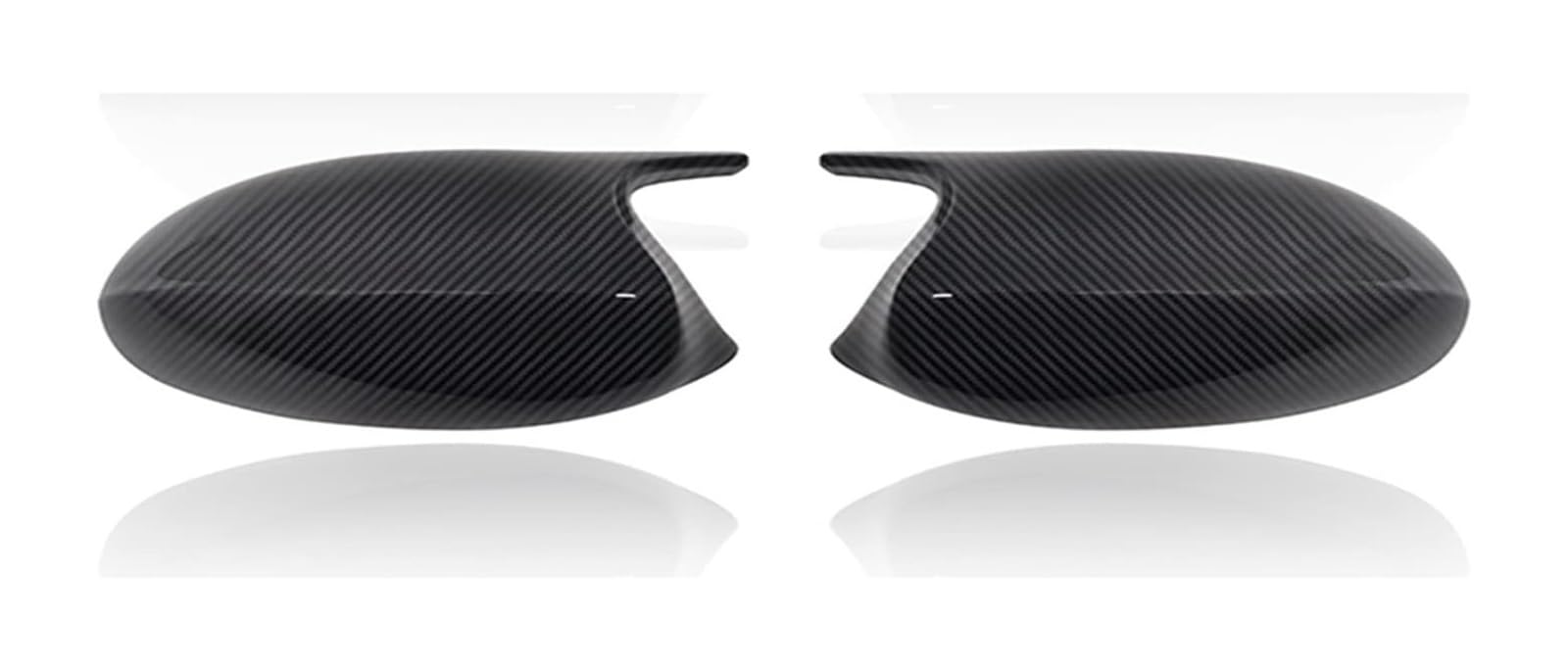 Seitenspiegelgehäuse Für B&MW 1er E81 2005-2009 ABS-Kohlefaserfarbe Rückspiegel-Abdeckkappe Ersetzen Türrückansicht(Carbon fiber pattern) von Spring talks