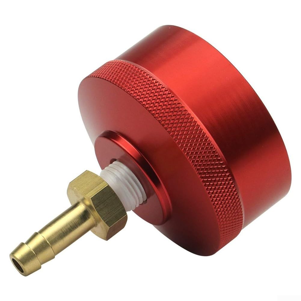 Tankdeckel aus Aluminium und Messing für Honda-Generatoren EU1000i, EU2000i, EU3000i, entworfen für sichere und einfache Installation (mit Schrauben, rot) von Springwillfly