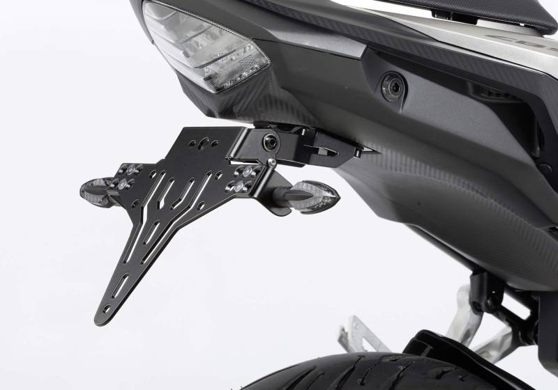 V-Shape Kennzeichenhalter PROTECH kompatibel mit Honda CBR500R 2017-2018 PC57 - (471ccm) von Sprint Booster