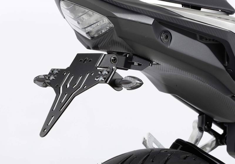 V-Shape Kennzeichenhalter PROTECH kompatibel mit Honda CBR500R 2017-2018 PC57 - (471ccm) von SPRINT BOOSTER