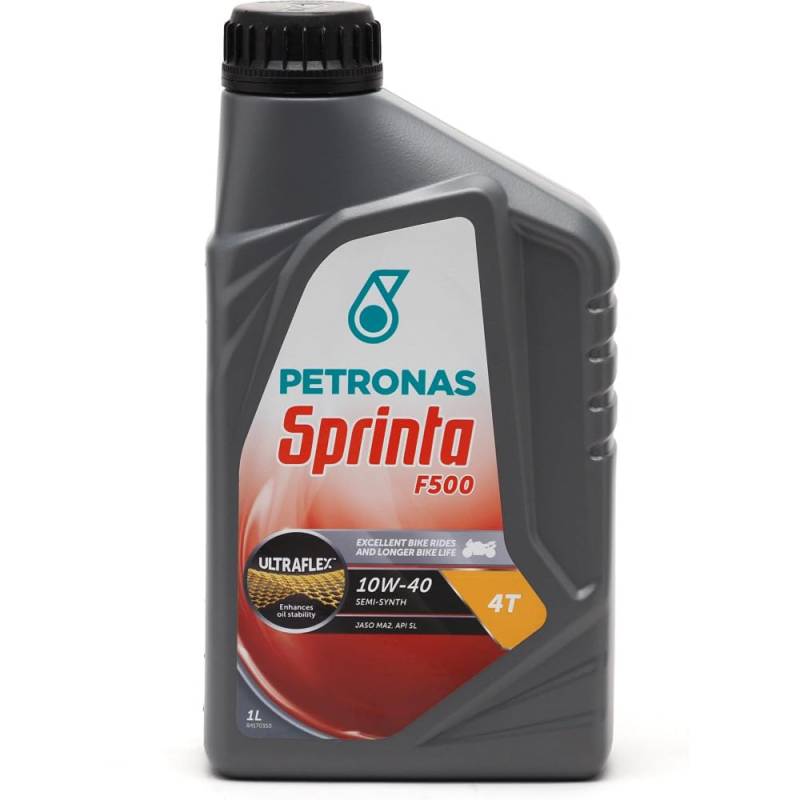 Sprinta Petronas F500 10W40 Semi Synthetisches Motorradöl 1 Liter von Sprinta