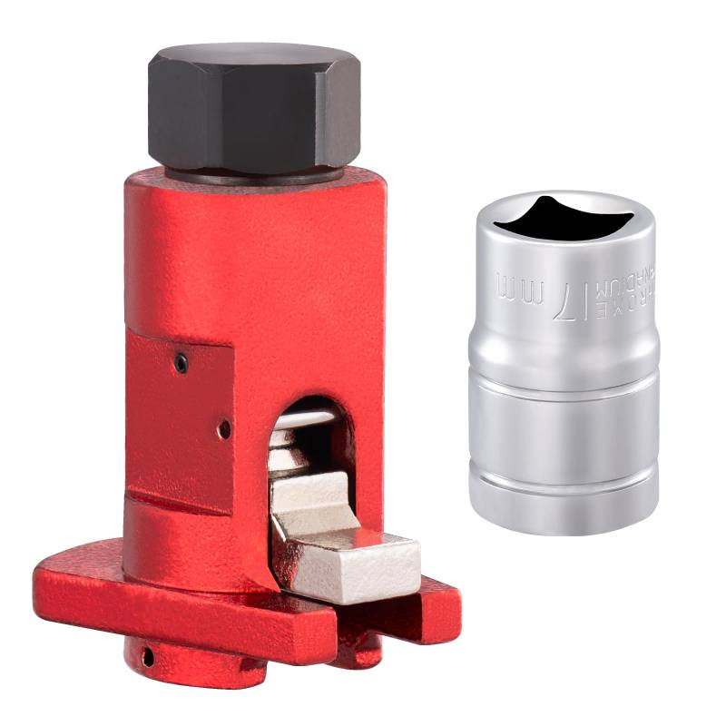 Spurtar Federbein Spreizer 5.0-10.5 mm Achsschenkel Spreizer mit 1/2" Antriebsnuss 17 mm Außensechskant Gelten Ausbau Federbein Passend für VW Audi BMW Mini und mehr von Spurtar