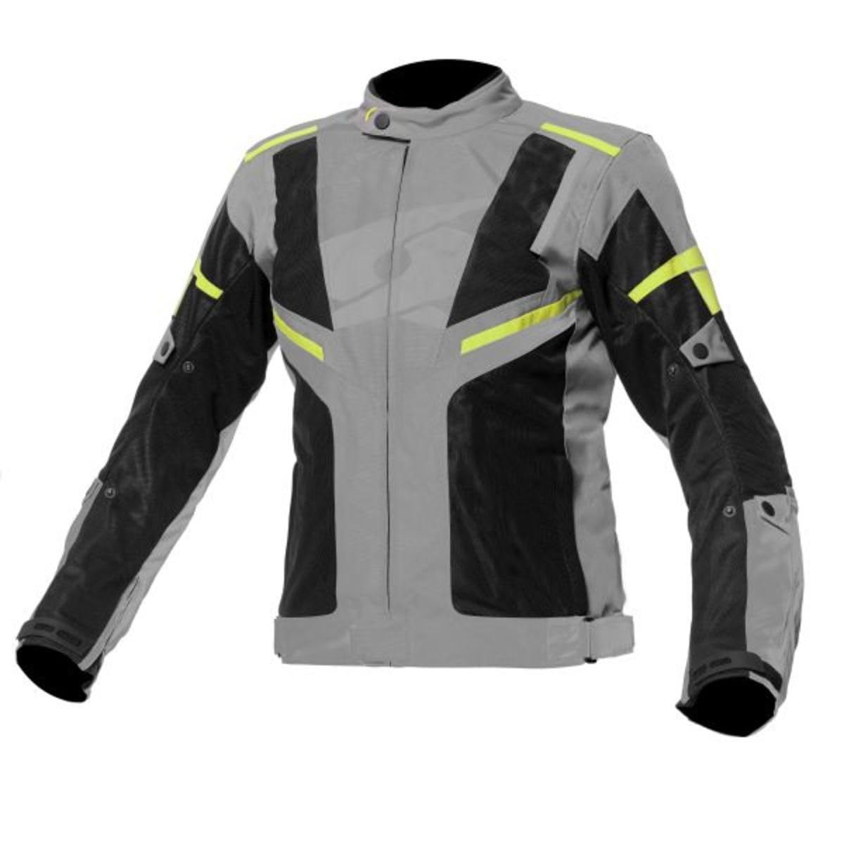 Spyke Motorradjacke Touren AIRMASTER Farbe schwarz/Leuchtstoff/grau/gelb, Größe 52 Spyke Motorradjacke Touren AIRMASTER Farbe schwarz/Leuchtstoff/grau/gelb, Größe 52 von Spyke