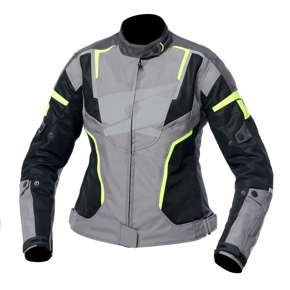 Spyke Motorradjacke Touren AIRMASTER Lady Farbe schwarz/Leuchtstoff/grau/gelb, Größe 42 Spyke Motorradjacke Touren AIRMASTER Lady Farbe schwarz/Leuchtstoff/grau/gelb, Größe 42 von Spyke