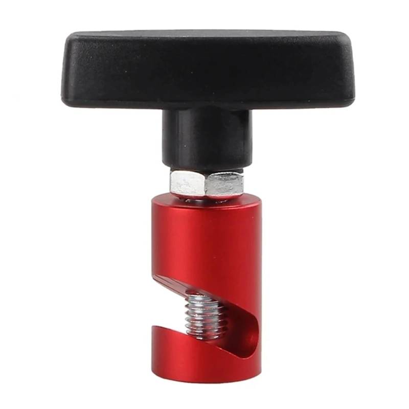 Aluminium Auto Haube Halter Anti Slip Clamp Vorne Motor Abdeckung Hinten Stamm Boot Gas Strut Hebe Unterstützung Stange Befestigungs Werkzeug Stopper Kofferraum Gasfeder(Rot) von Sqnbra