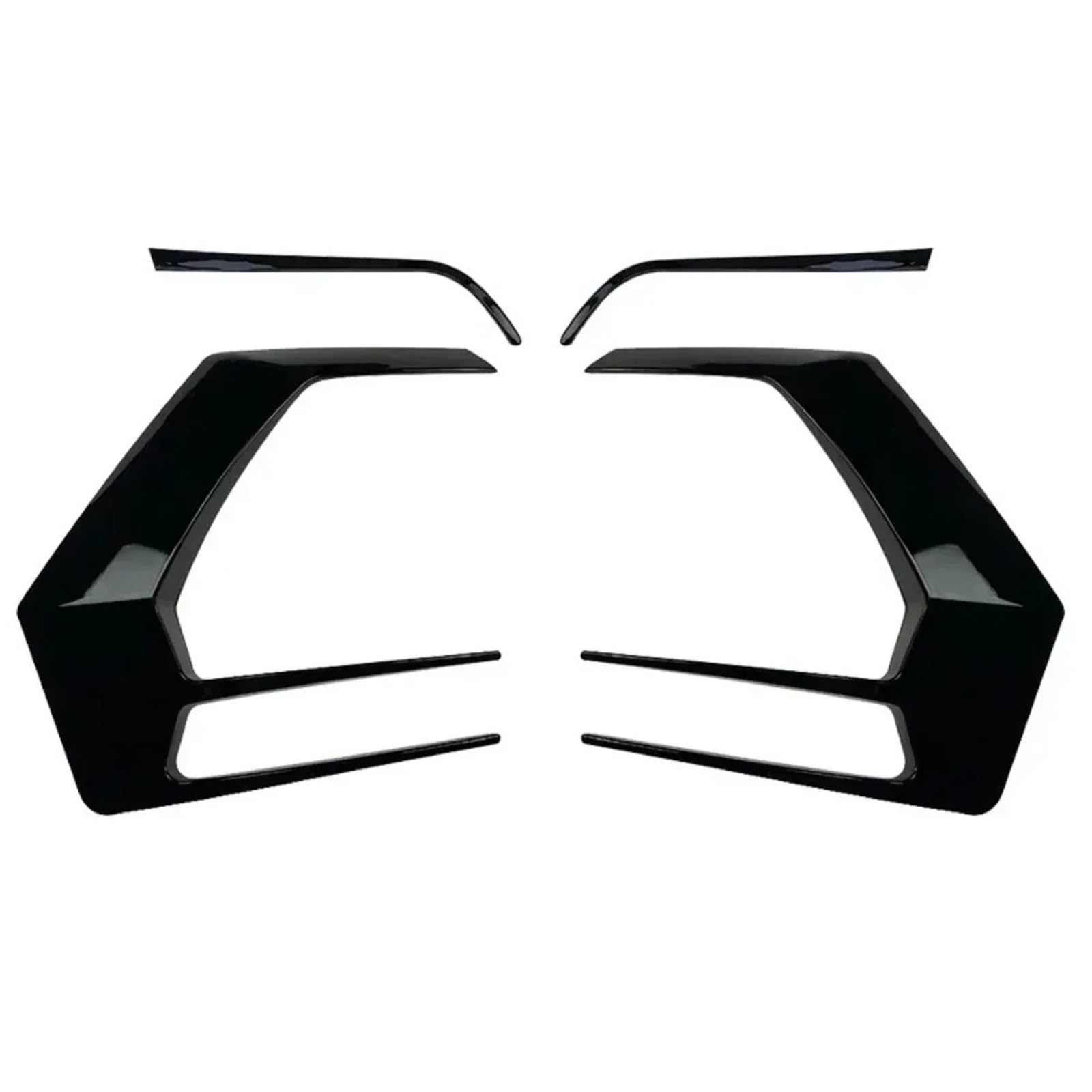 Heckspoiler Lippe 1 Paar Für VW Für Golf 7 7.5 MK7 MK7.5 GTI R GTD R400 2012-2020 Rücklicht Spoiler Bremslichtverkleidung Heckstoßstangensplitter Canard(B) von Sqnbra