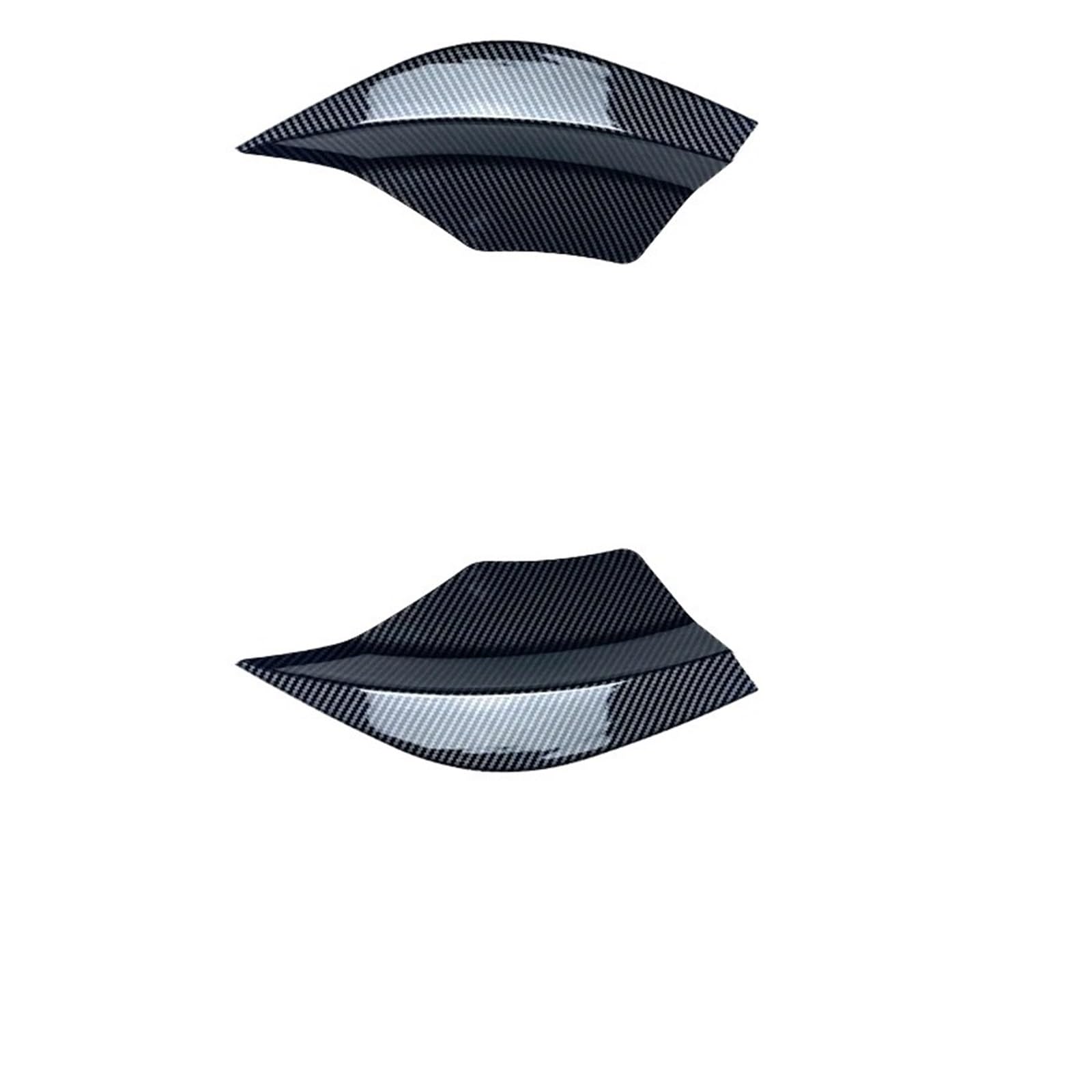 Heckspoiler Lippe 2 Stück Für Benz A-Klasse W176 A180 A200 A45 2012 2013 2014 2015 2016 2017 2018 AMG Heckstoßstange Cornerite Seitendiffusor Splitter Lip Spoiler(Carbon Fiber Style a) von Sqnbra