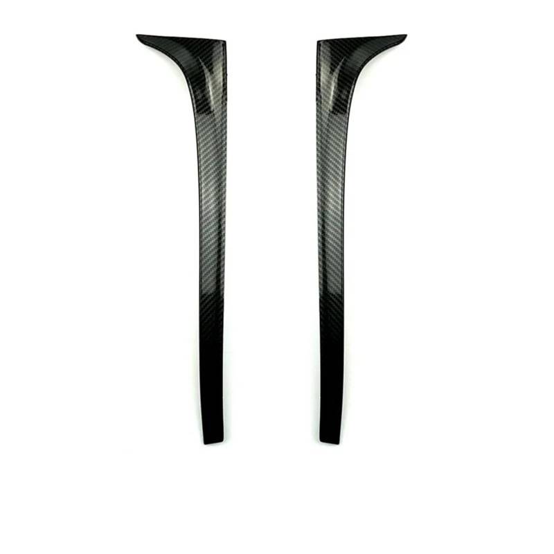 Heckspoiler Lippe 2Pcs Für VW Für Golf 7 MK7 GT 2014 2015 2016 2017 2018 Schwarz Hinten Fenster Seite Spoiler Flügel Trim(Black Carbon) von Sqnbra