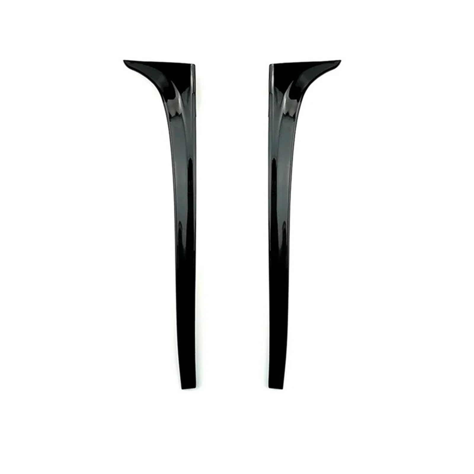 Heckspoiler Lippe 2Pcs Für VW Für Golf 7 MK7 GT 2014 2015 2016 2017 2018 Schwarz Hinten Fenster Seite Spoiler Flügel Trim(Glossy) von Sqnbra
