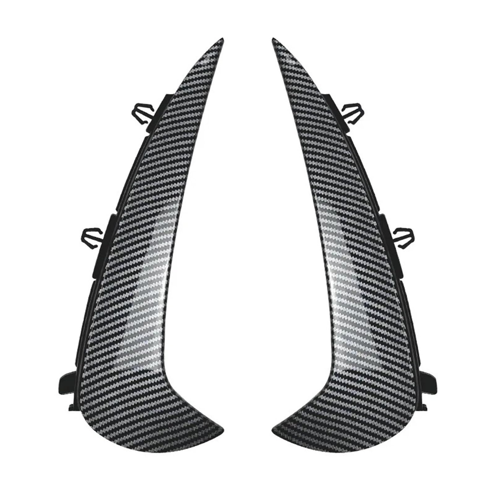Heckspoiler Lippe 2X Für Benz GLC Klasse X254 2023 2024 2025 AMG Linie Heckstoßstange Diffusor Lip Spoiler Wind Messer Trim Abdeckung Durch ABS Body Kit(Carbon Look) von Sqnbra
