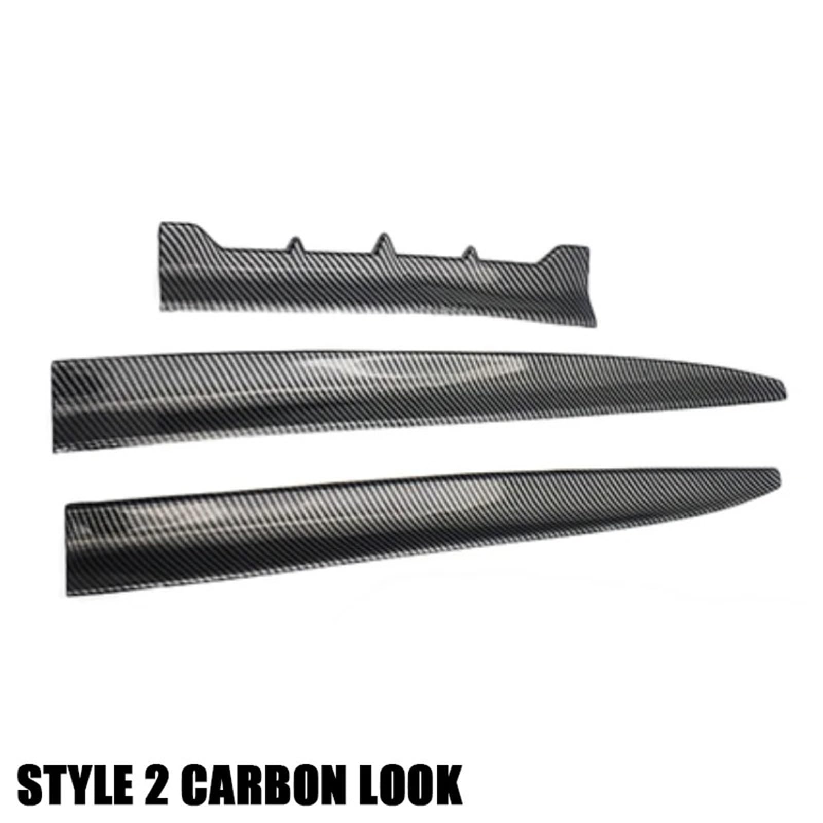 Heckspoiler Lippe Auto Universal Dachspoiler Heckspoiler Kofferraumflügel DIY Refit Spoiler Poiler Wing Racing Trunk AUT Autozubehör(Style 2 Carbon Look) von Sqnbra