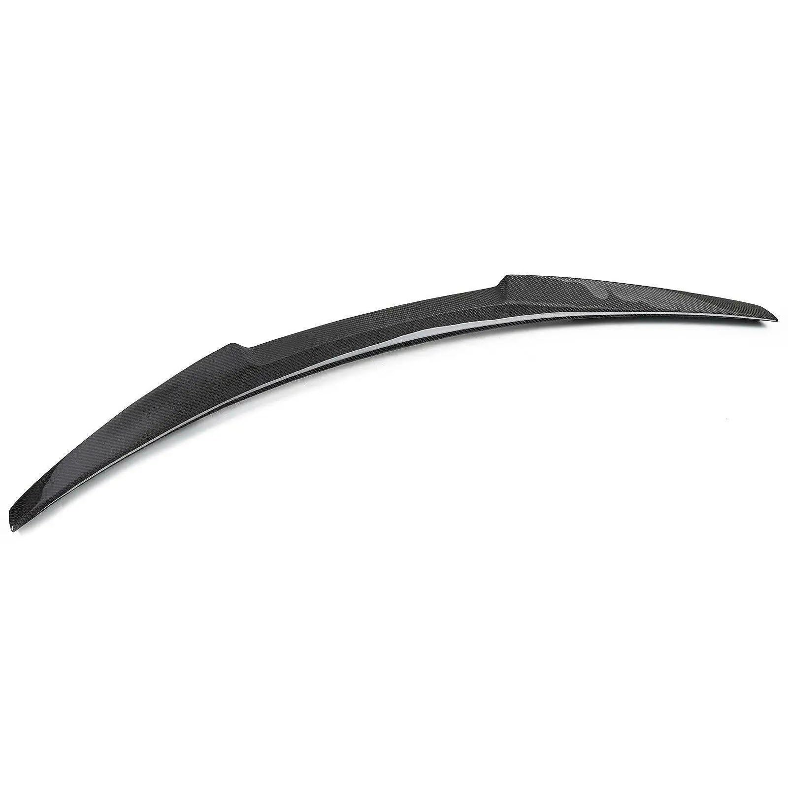 Heckspoiler Lippe Für 3er G20 G28 2019 2020 2021 Kofferraumlippe Heckspoiler Luftabweiser Dach Heckspoilerflügel Carbonfaser/glänzend Schwarz Splitter(Real Carbon Fiber) von Sqnbra