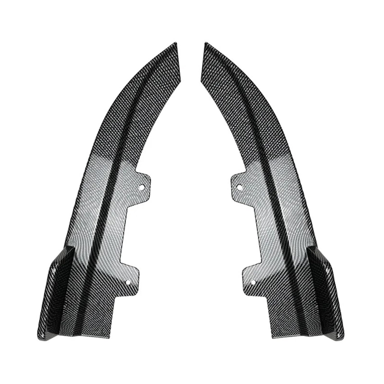 Heckspoiler Lippe Für 4er G22 G23 M Für Sport 2020 Bis Up Heckstoßstangenlippe Seitendiffusor Spoiler Splitter Abdeckung ABS Glanz Schwarz Carbon Fiber(Carbon Look) von Sqnbra