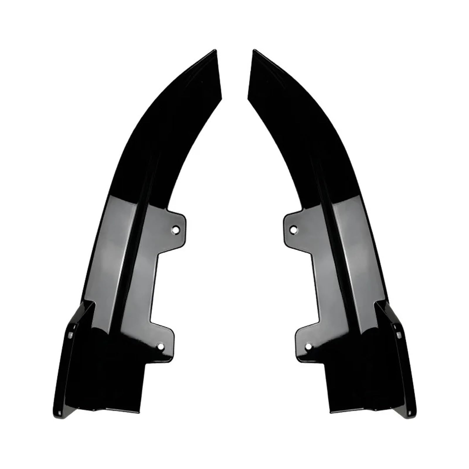 Heckspoiler Lippe Für 4er G22 G23 M Für Sport 2020 Bis Up Heckstoßstangenlippe Seitendiffusor Spoiler Splitter Abdeckung ABS Glanz Schwarz Carbon Fiber(Gloss Black) von Sqnbra