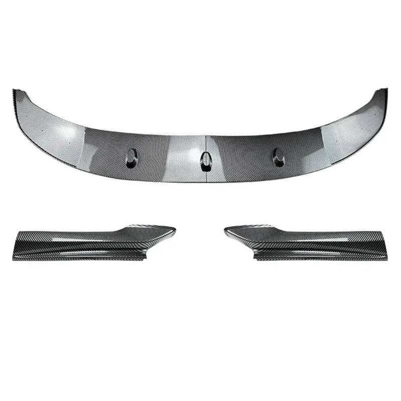 Heckspoiler Lippe Für 5 Series F10 F11 520 523 525 535 530 M Für Sport 2011 2012 2013-2017 Frontschürze Lip Body Kit Spoiler Auto Splitter Stoßstange Canard Lip(Kohlefaser-Optik) von Sqnbra