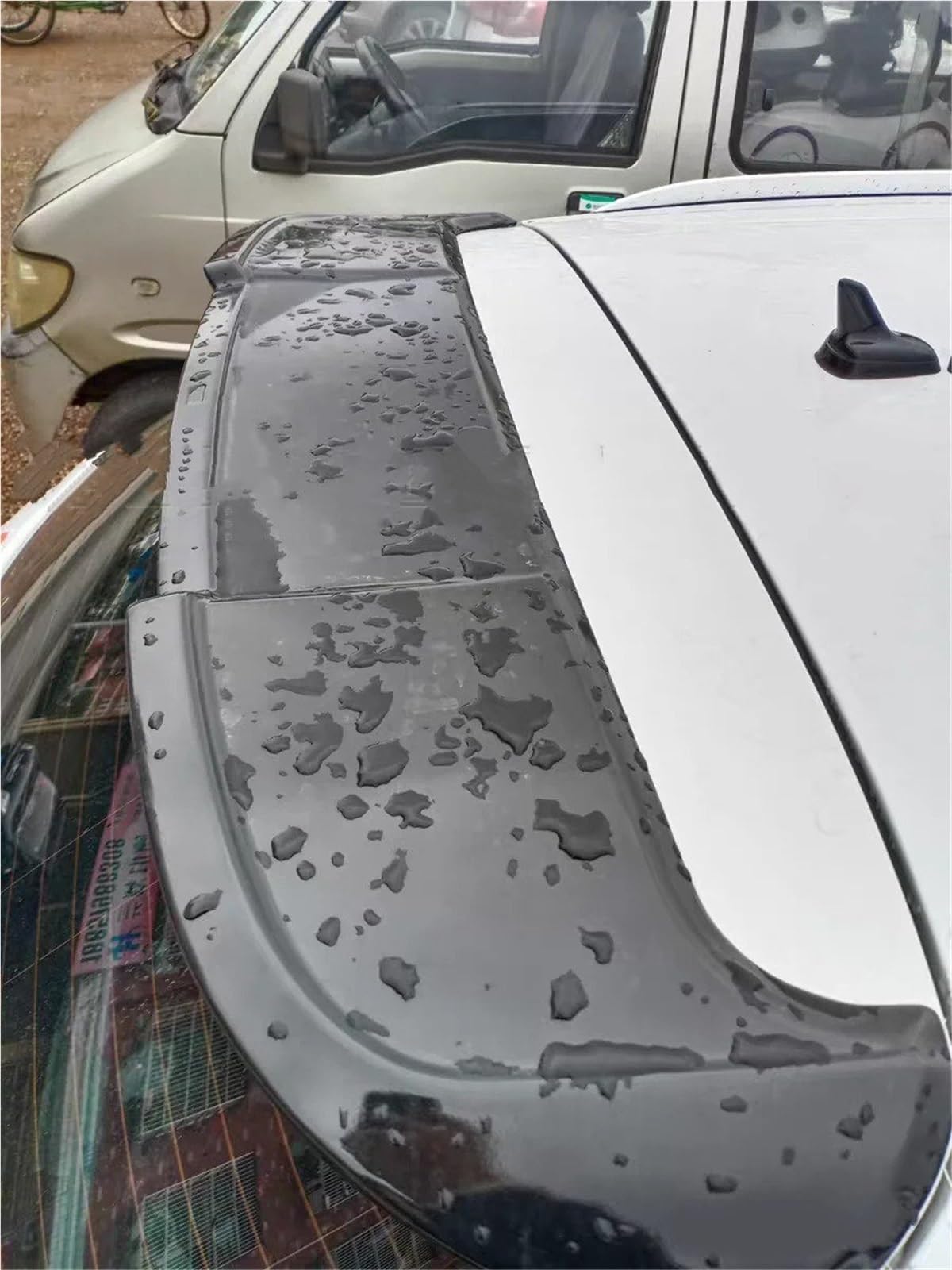Heckspoiler Lippe Für A3 Fließheck 2014 2015 2016 2017 2018 Spoiler Auto Styling ABS Kunststoff Unlackiert Farbe Heckspoiler Stamm Flügel Decortaion(Carbon Fiber Pattern) von Sqnbra