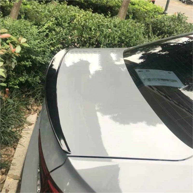 Heckspoiler Lippe Für A4 B8 Spoiler 2009 2010 2011 2012 2013 2014 2015 2016 ABS Kunststoff Schwanz Flügel Primer Farbe Auto Heckspoiler(Schwarz) von Sqnbra