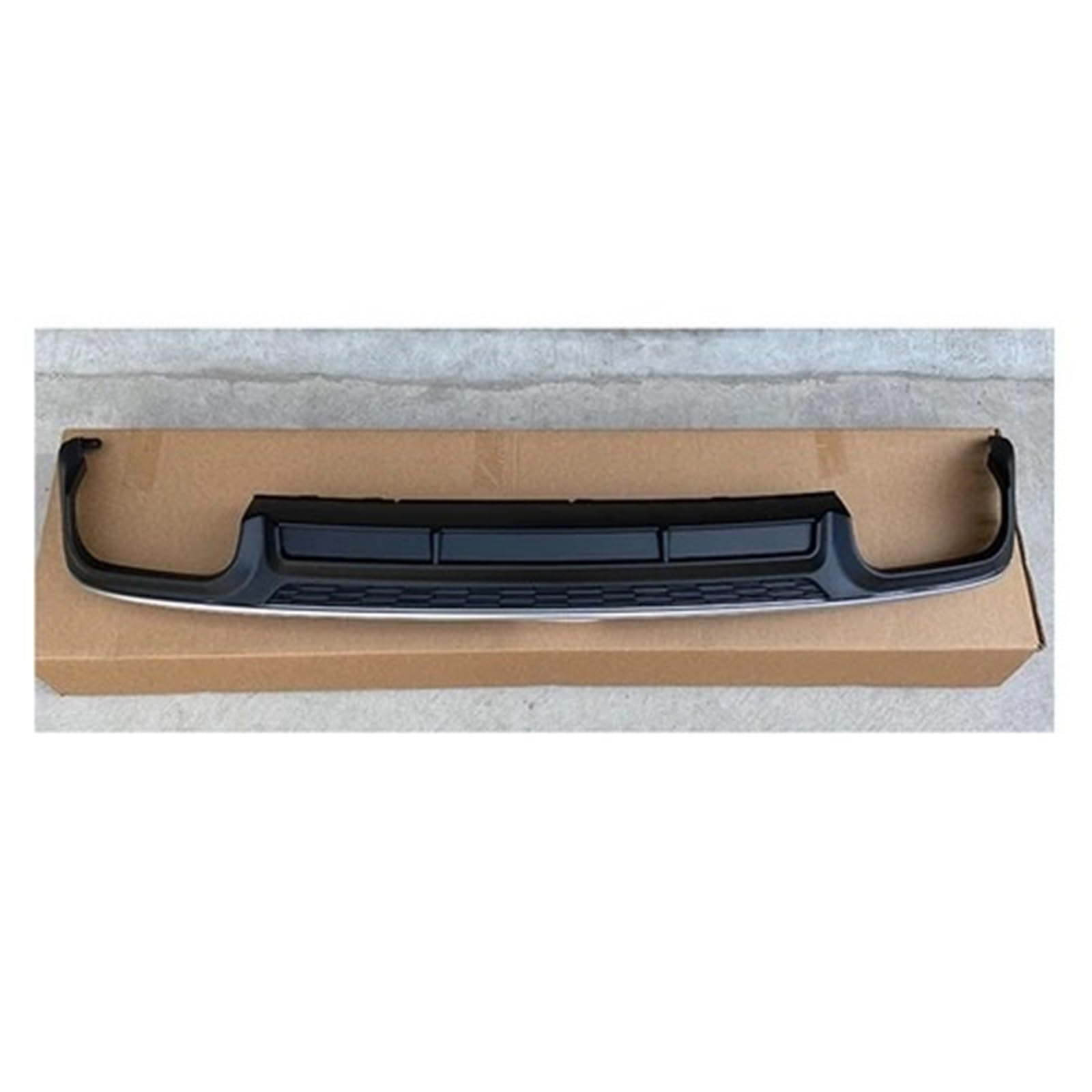 Heckspoiler Lippe Für A6 S6 SLINE C8 2019 2020 2021 ABS HECKSTOßSTANGE Kofferraum Lip Spoiler DIFFUSOR Mit Auspuffspitzen(A) von Sqnbra