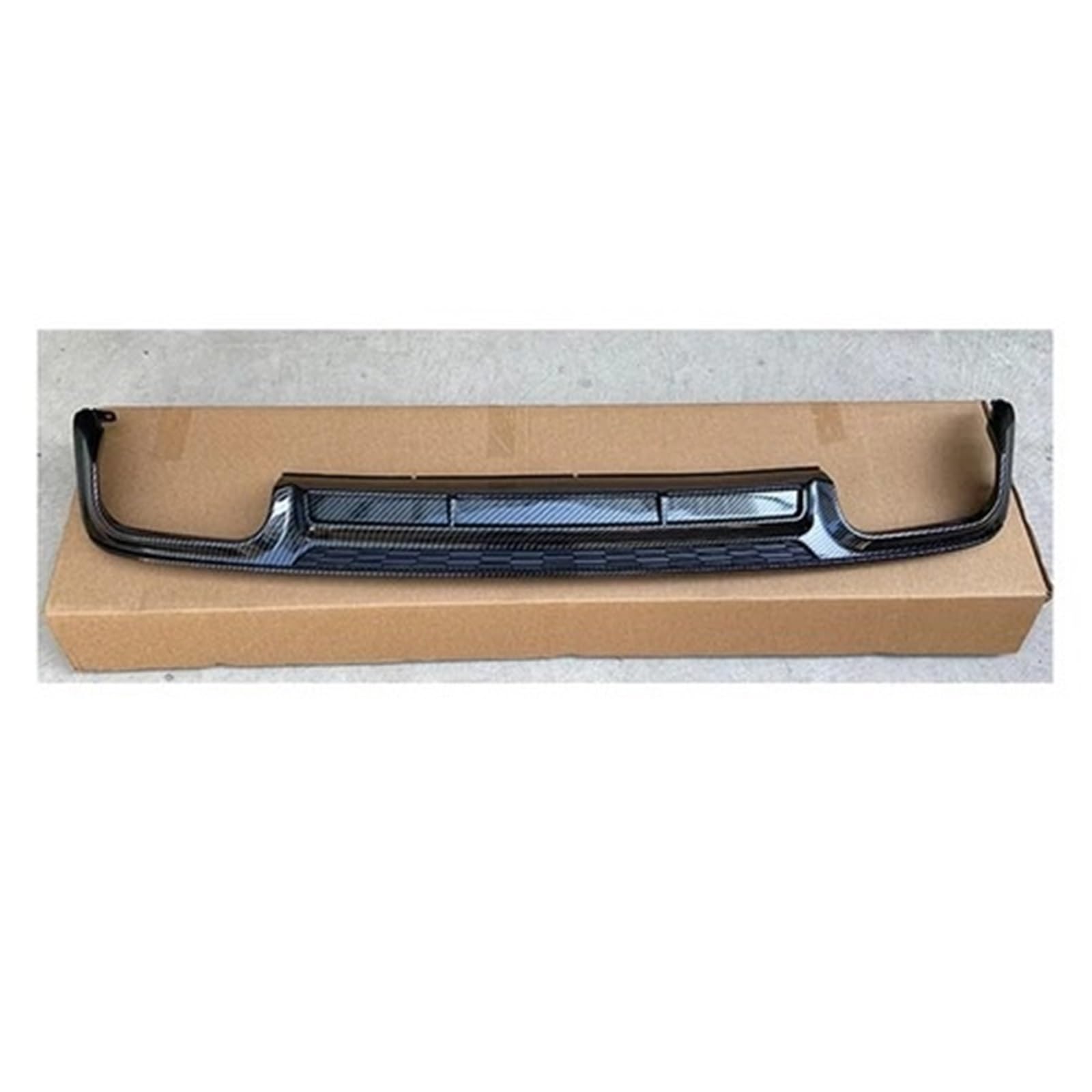 Heckspoiler Lippe Für A6 S6 SLINE C8 2019 2020 2021 ABS HECKSTOßSTANGE Kofferraum Lip Spoiler DIFFUSOR Mit Auspuffspitzen(S) von Sqnbra