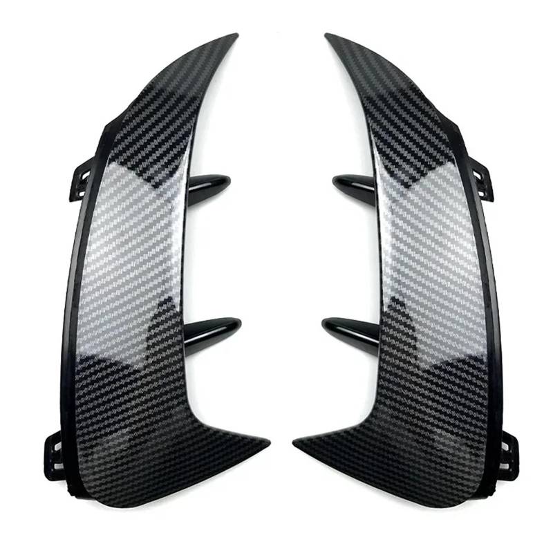 Heckspoiler Lippe Für Benz A-Klasse W177 A180 A200 A220 AMG Fließheck 2018 2019-2023 Heckstoßstangenverkleidung Lippe Spoiler Aufkleber Kotflügel Canards Schwarz(Carbon Pattern) von Sqnbra