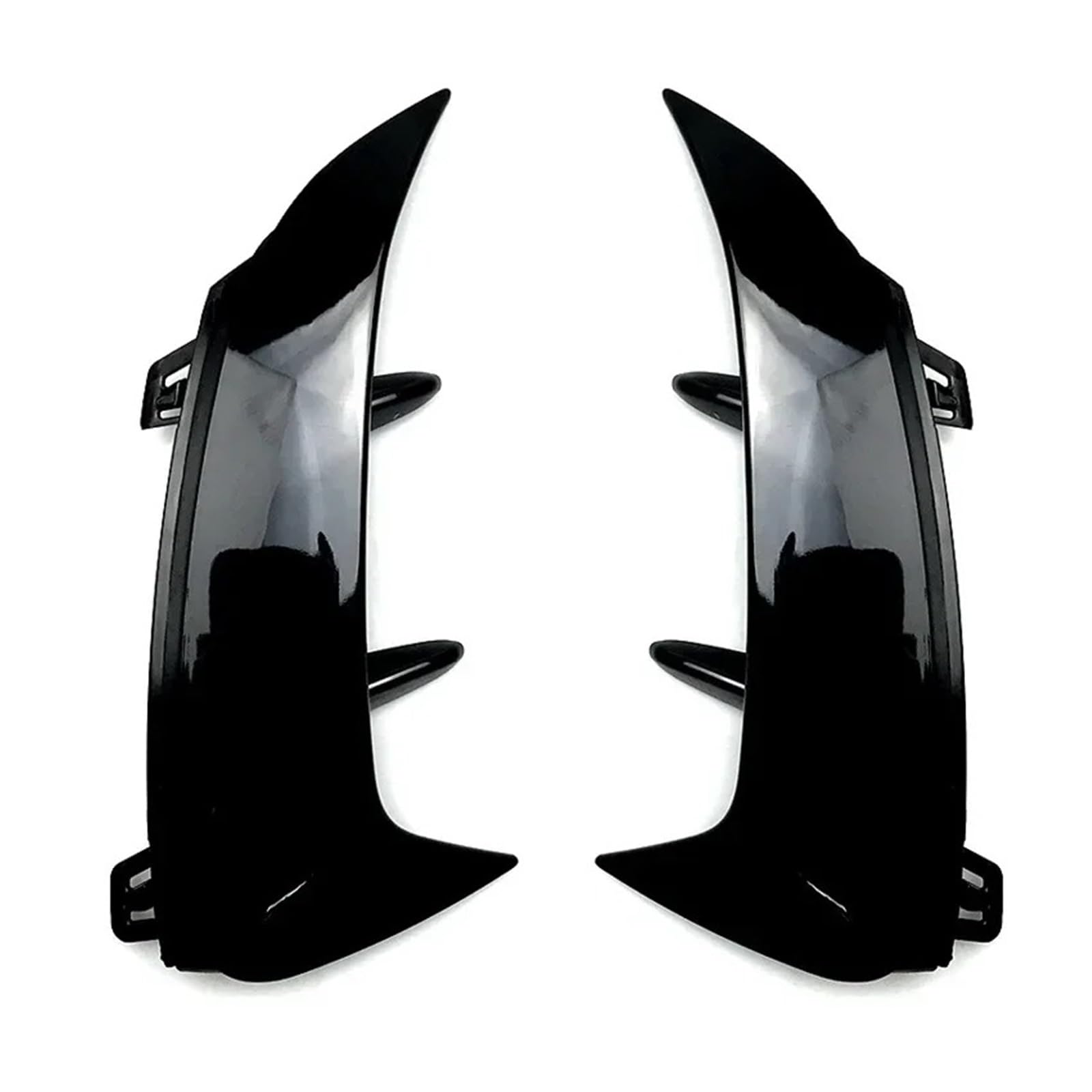 Heckspoiler Lippe Für Benz A-Klasse W177 A180 A200 A220 AMG Fließheck 2018-2023 Heckstoßstangenverkleidung Lippe Spoiler Aufkleber Kotflügel Canards Schwarz(Schwarz) von Sqnbra