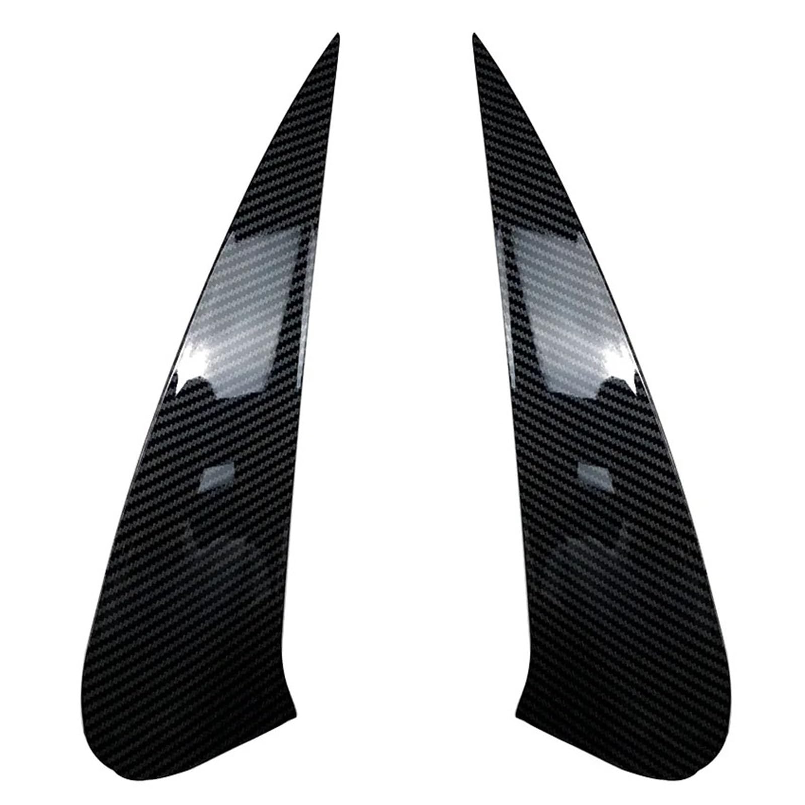 Heckspoiler Lippe Für Benz AMG GLE Coupe C167 GLE350 GLE450 2020 Bis Up Heckstoßstange Splitter Spoiler Canard Air Vent Trim Lip Glossy Black(Kohlefaser) von Sqnbra