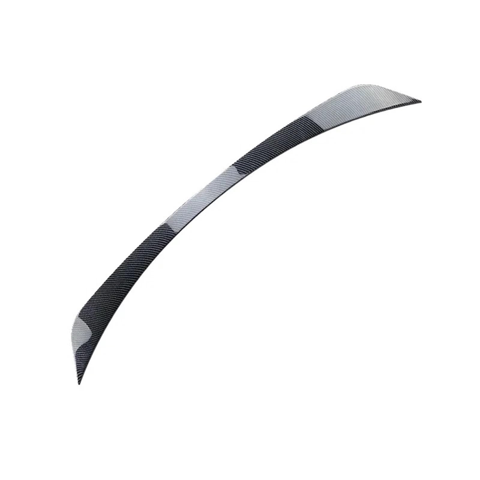 Heckspoiler Lippe Für Benz C-Klasse W206 C300 C300d C200 C200d C220d C180 AMG C43 C63 ABS Auto Heckspoiler Spoiler Glänzend Schwarz Oder Carbon Look(Kohlefaser-Optik) von Sqnbra
