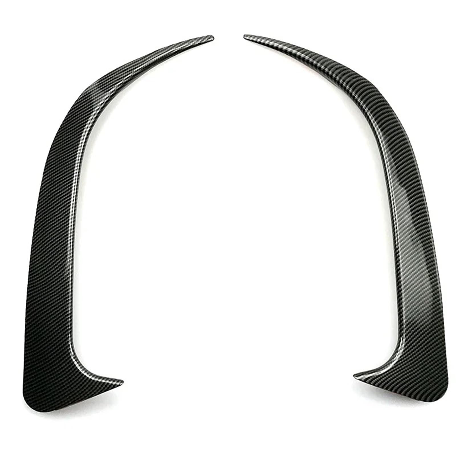 Heckspoiler Lippe Für Benz CLA-Klasse W117 C117 CLA200 220 250 260 45 AMG 2013 2014 2015-2019 Heckschürze Spoiler Air Vent Abdeckung Seitliche Canard-Abdeckung(Carbon Look) von Sqnbra