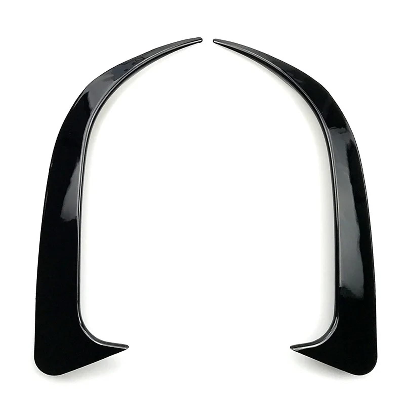 Heckspoiler Lippe Für Benz CLA-Klasse W117 C117 CLA200 220 250 260 45 AMG 2013 2014 2015-2019 Heckschürze Spoiler Air Vent Abdeckung Seitliche Canard-Abdeckung(Carbon Look) von Sqnbra