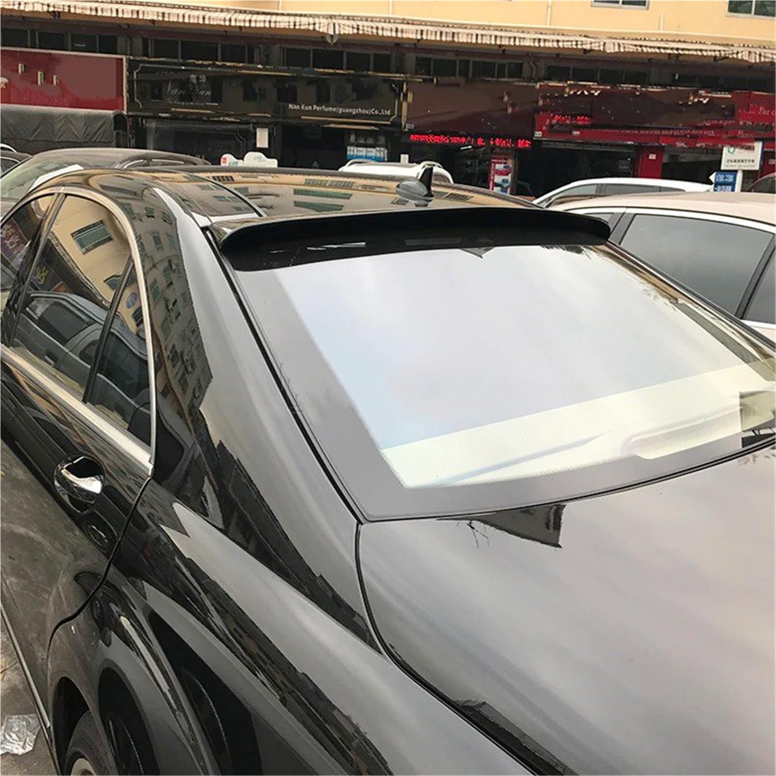 Heckspoiler Lippe Für Benz S-Klasse W221 S320 S400 S420 S450 S600 2006 2007 2008 2009 2010–2015 S65 Style ABS-Material Heckspoiler Aus Glas(Trunk Unpainted) von Sqnbra