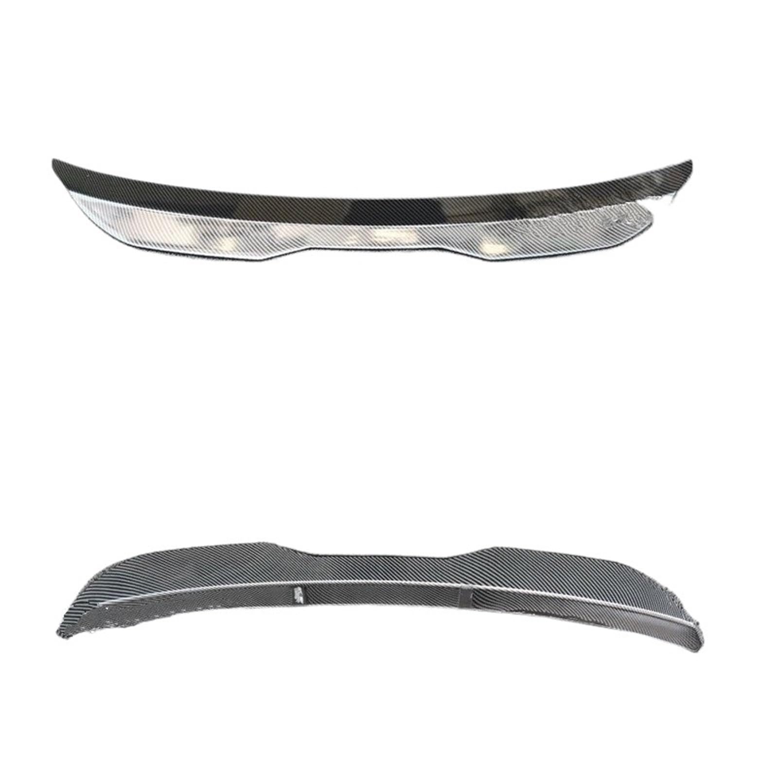 Heckspoiler Lippe Für Ford Für Fiesta MK6 ST 2004 2005 2006 2007 2008 Auto HECKFLÜGEL LIPPENSPOILER ABS-Kunststoff Glänzend Schwarz Dachflügel Heckspoiler(Carbon Fiber Pattern) von Sqnbra