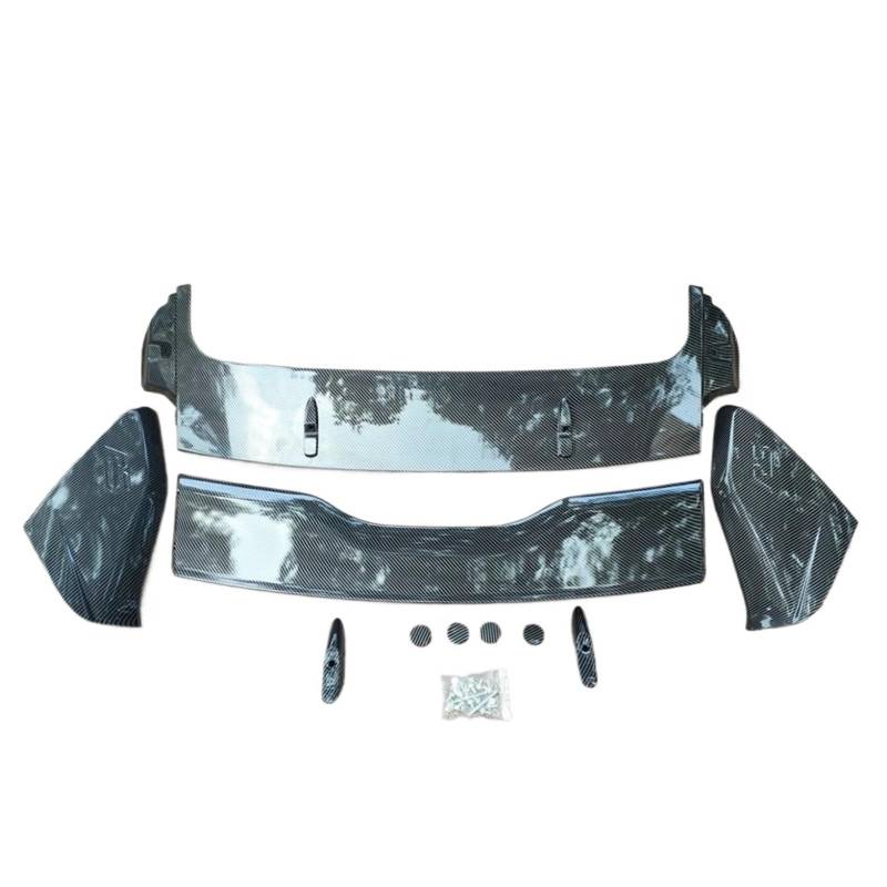 Heckspoiler Lippe Für Ford Für Focus RS Spoiler 2012 2013 2014 2015 2016 2017 2018 Carbon Fiber Hinten Stamm Flügel Lip Heckspoiler(Carbon Fiber Pattern) von Sqnbra