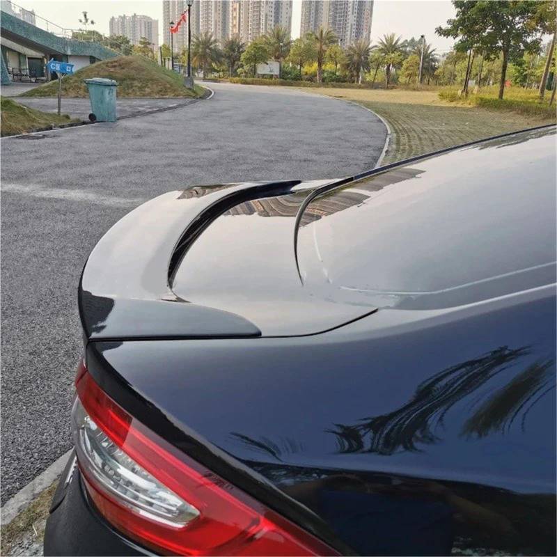 Heckspoiler Lippe Für Ford Für Mondeo MK5 Spoiler 2013 2014 2015 2016 2017 2018 ABS Material Auto Heckflügel Primer Farbe Heckspoiler(Unpainted Primer) von Sqnbra