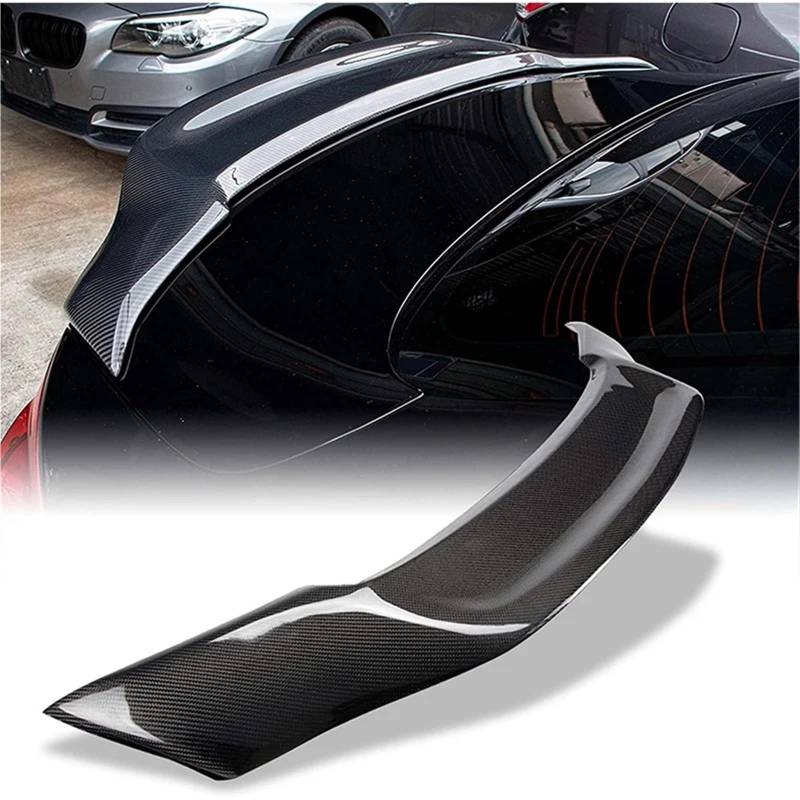 Heckspoiler Lippe Für Infiniti G35 G37 G25 Q40 4 Tür Limousine Spoiler 2007 2008 2009 2010 2011 2012 2013 2014 2015 R Stil ABS Durch Glanz Schwarz Carbon Faser(Glossy Black) von Sqnbra