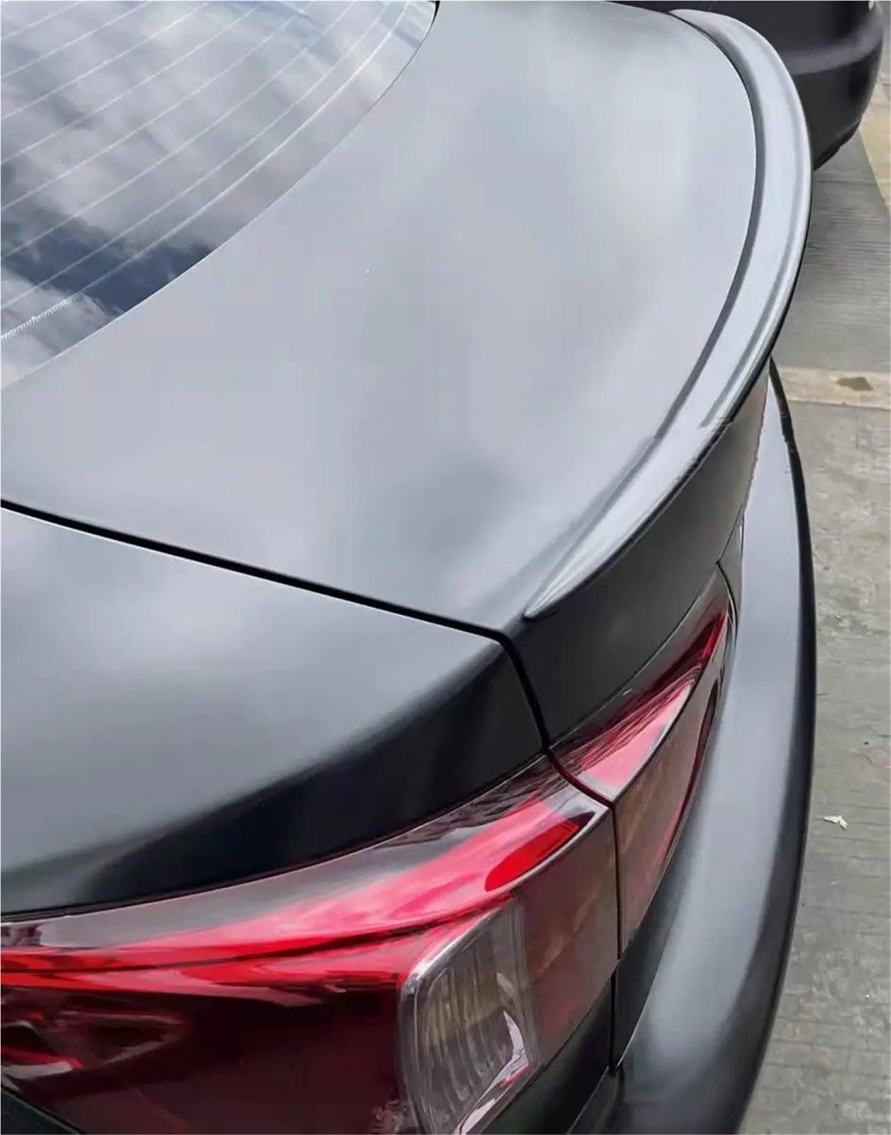 Heckspoiler Lippe Für Lexus IS250 IS300 IS350 2008 2009 2010 2011 2012 2013 ABS Kunststoff Unlackiert Primer Farbe Außen Hinten Flügel Spoiler(Rot) von Sqnbra